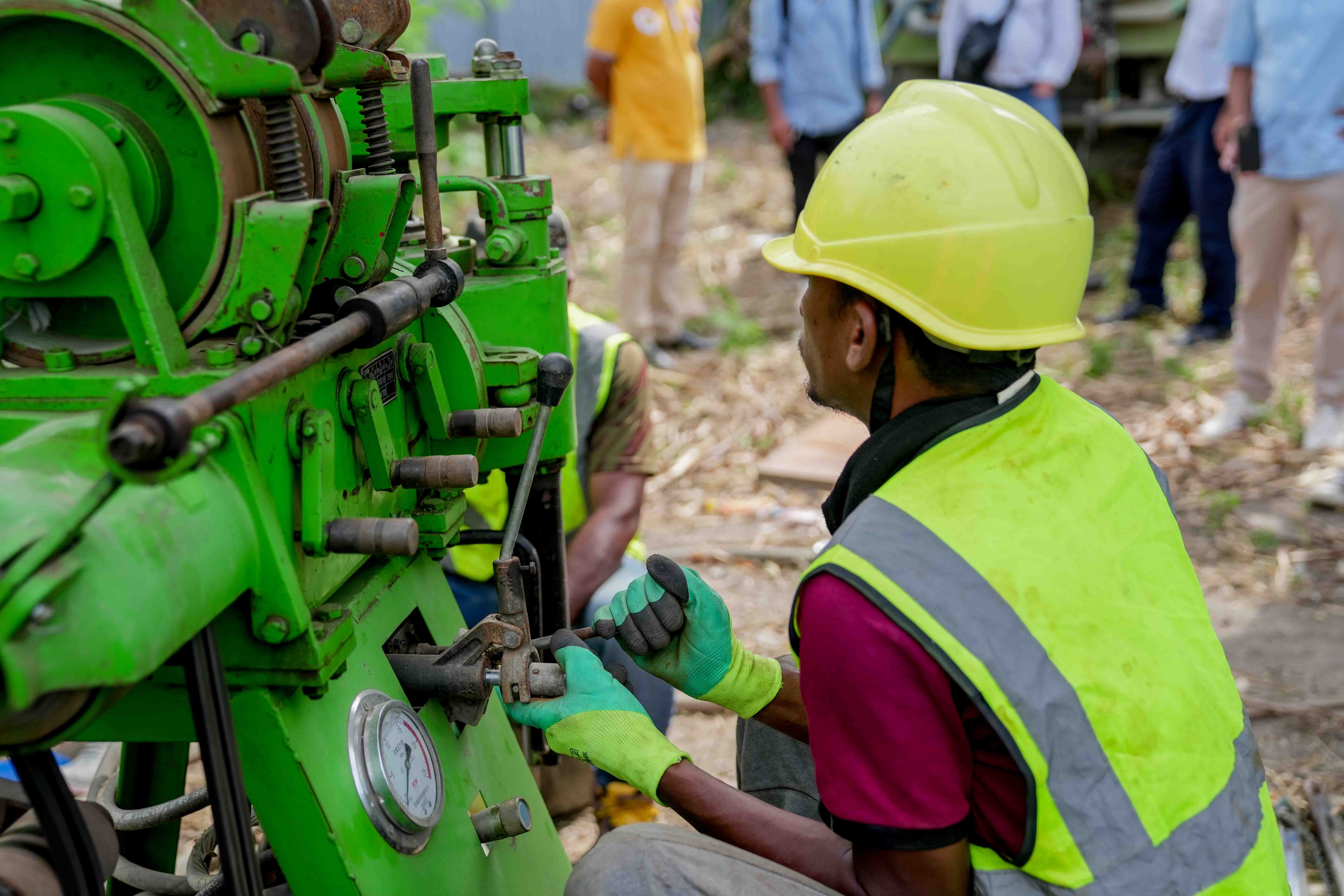SOIL TESTING FOR CNA'S FUTURE BUILDING