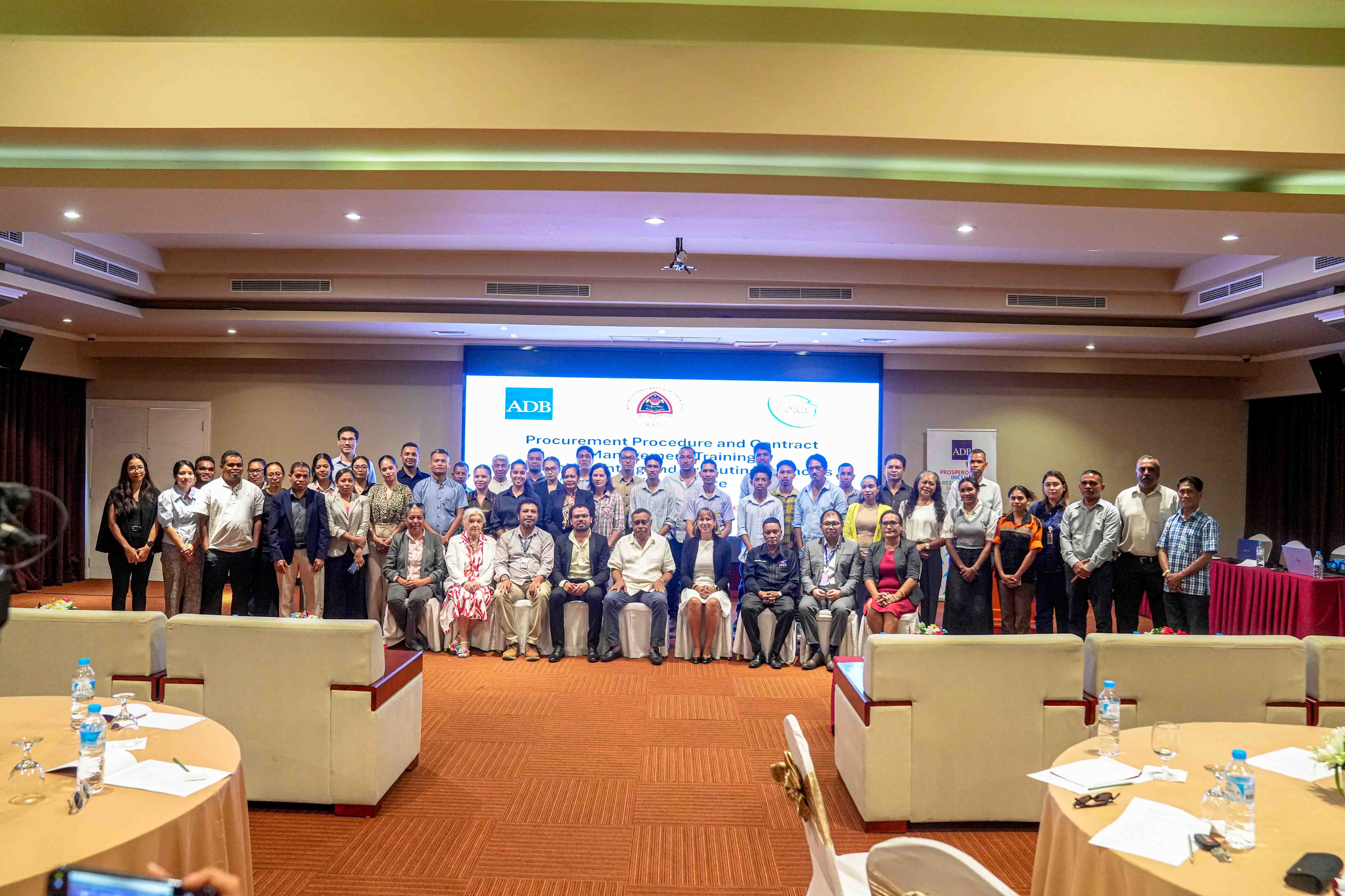 CNA AT THE OPENING OF ADB’S PROCUREMENT PROCEDURE AND CONTRACT MANAGEMENT TRAINING FOR IMPLEMENTING AND EXECUTING AGENCIES IN TIMOR-LESTE