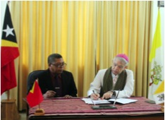 Government hands over a plot of land to the Holy See Government hands over a plot of land to the Holy See